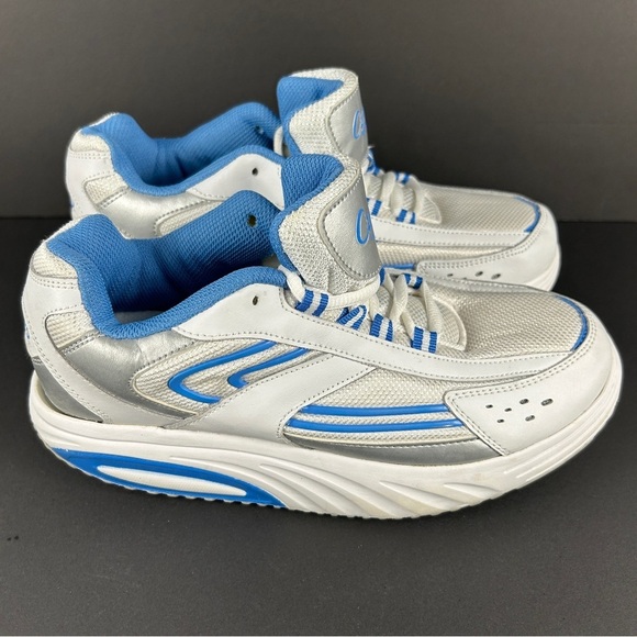Curves for Women Blue and White Orthopaedic Sneakers Size 8 - Picture 5 of 10